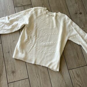 Soft cream sweater